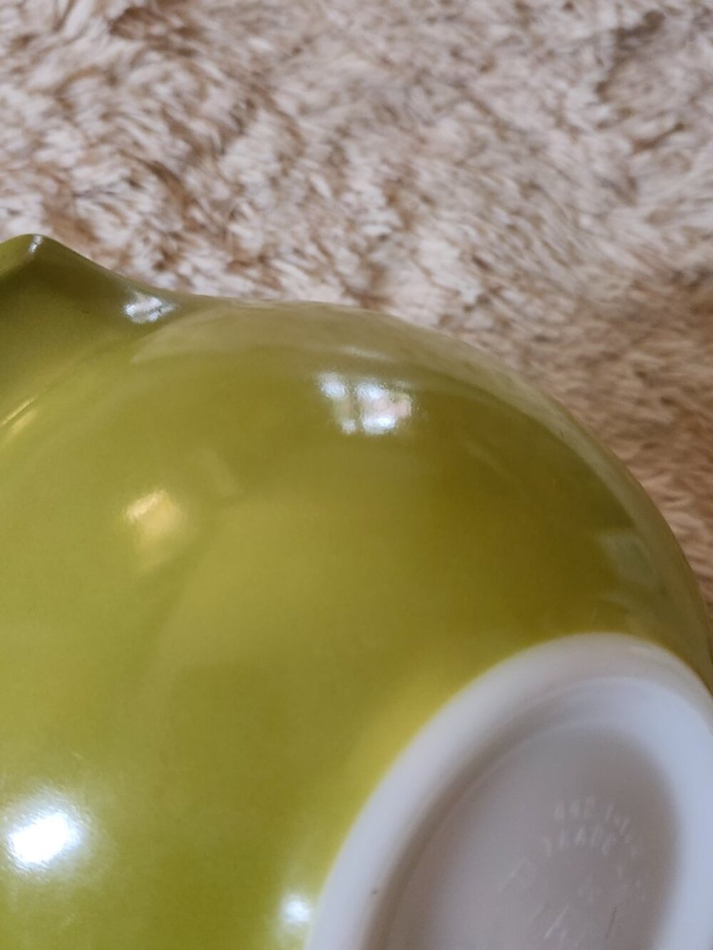 Pyrex avocado green Cinderella 442 - Picture 3 of 8